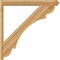 Ekena Millwork Olympic Arts & Crafts Rough Sawn Outlooker, Western Red Cedar, 6"W x 46"D x 46"H OUT06X46X46OLY03RWR - alternate 2